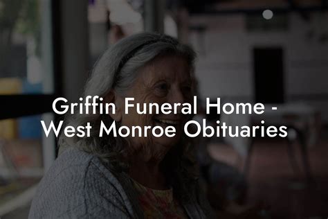 griffin funeral home west monroe